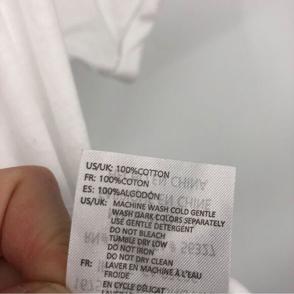 Fox Racing Shirt Womens Small‎ Responded V-Neck T-Shirt White Pink Logo - Picture 10 of 14